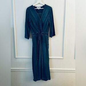 Cloth & Stone Blue Denim Jumpsuit- M